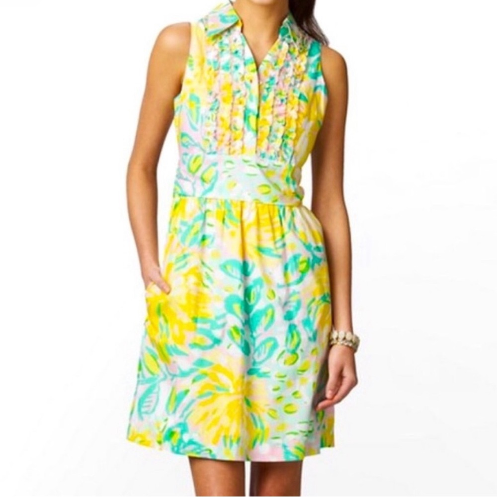 Vintage Lilly Pulitzer Essie Dress in Pink Lilet - Size 2